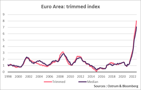 Euro Area : trimmed index