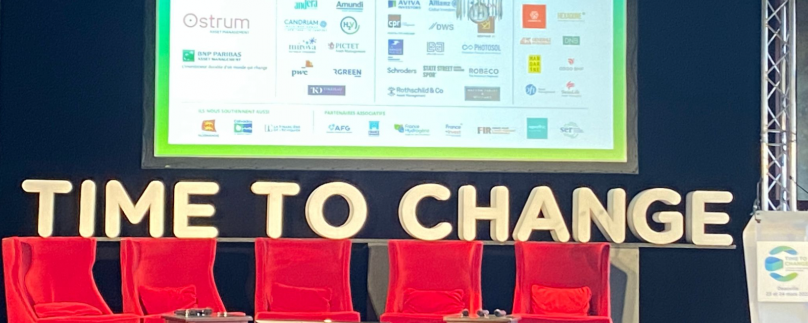 Ostrum AM, partenaire du Forum "Time to Change"